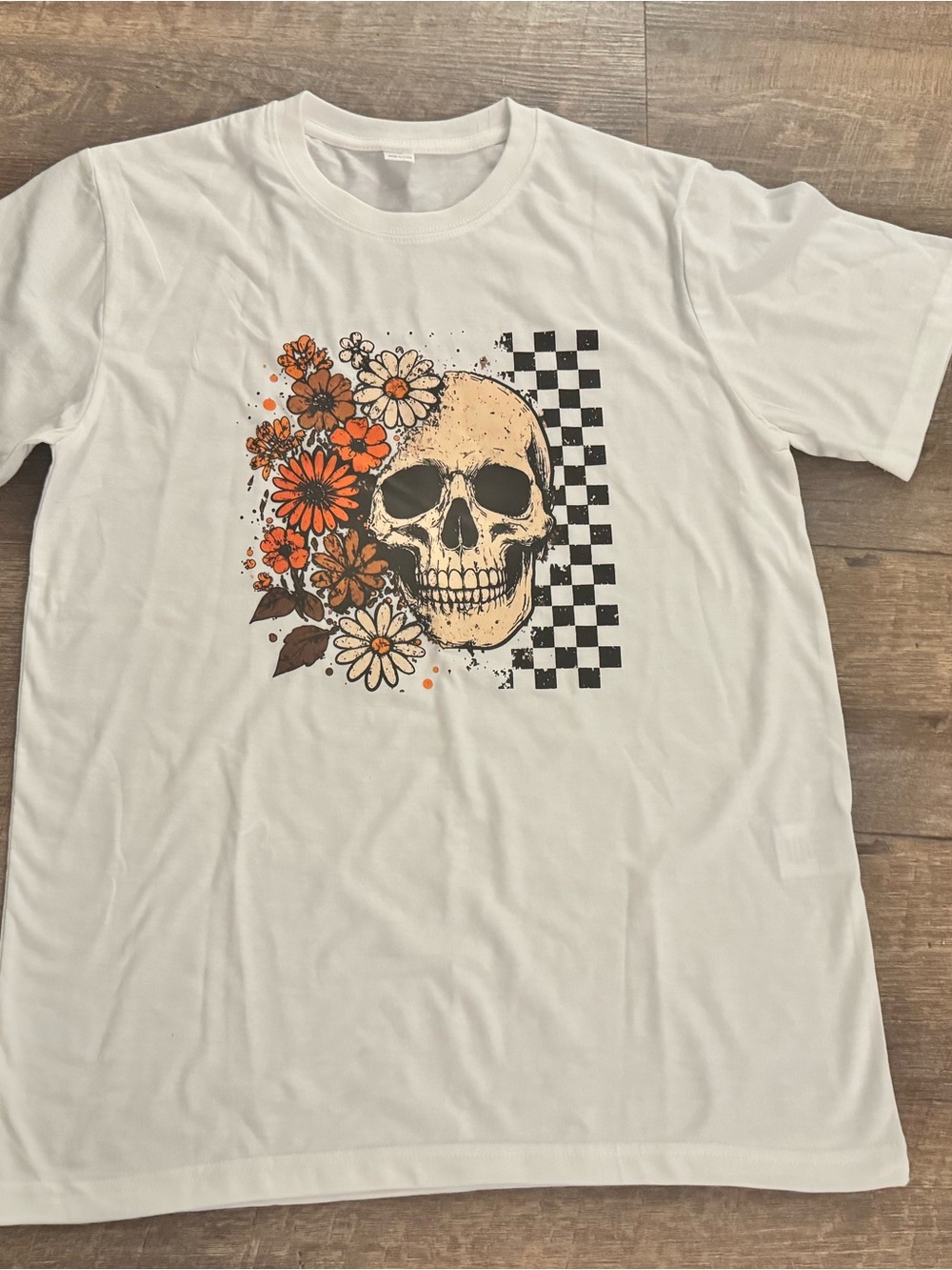 Skull & Floral Short-Sleeve Tee